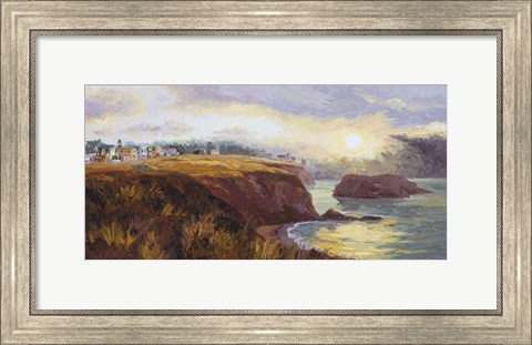 Framed Magnificent Mendocino Morning Print