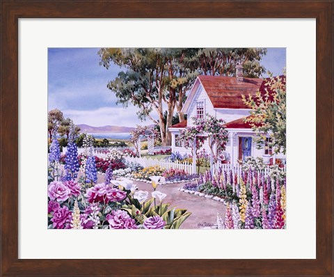 Framed Summer in the Country Print