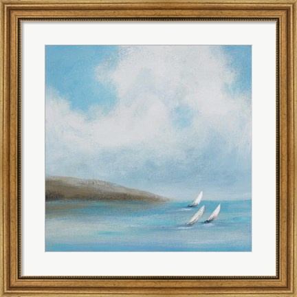 Framed Sailing Day II Print