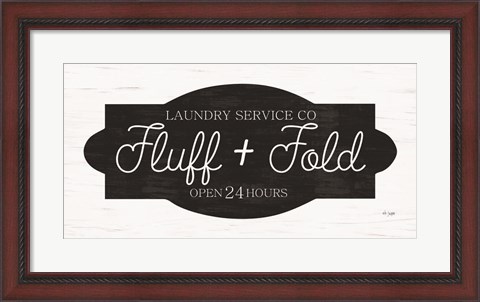 Framed Fluff &amp; Fold Print