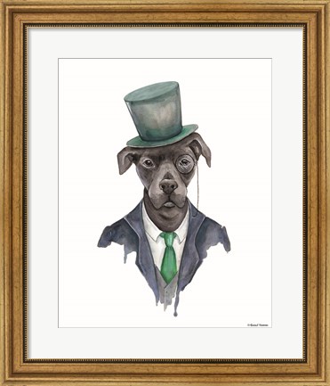 Framed Dapper Dog Print
