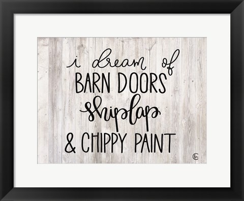 Framed Farmhouse Dreams Print