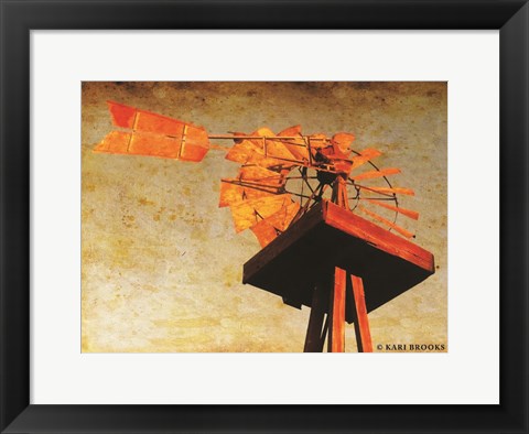 Framed Chip&#39;s Windmill II Print
