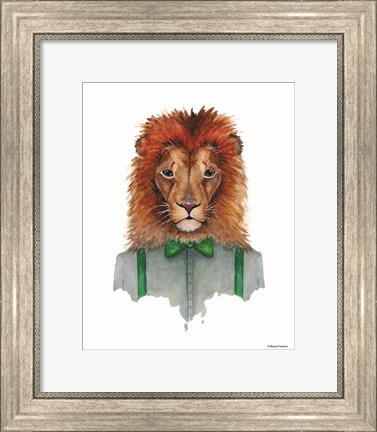 Framed Lovely Lion Print