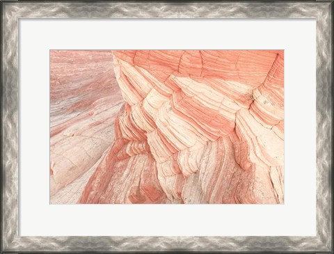 Framed Coyote Buttes VII Blush Print