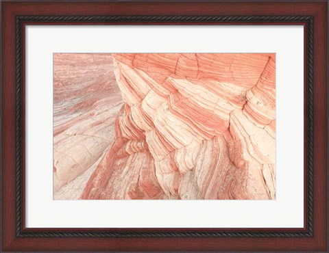 Framed Coyote Buttes VII Blush Print