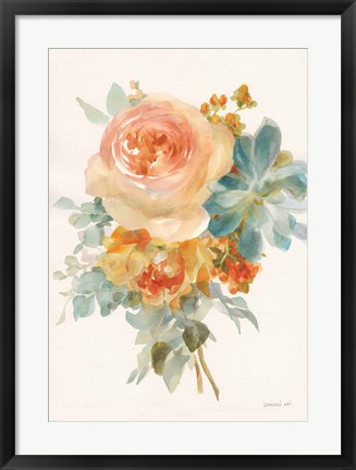 Framed Autumn Garden Bouquet II v2 Print