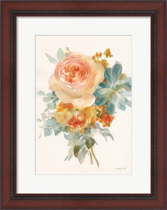 Framed Autumn Garden Bouquet II v2 Print