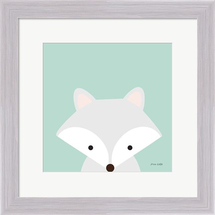 Framed Cuddly Fox Print