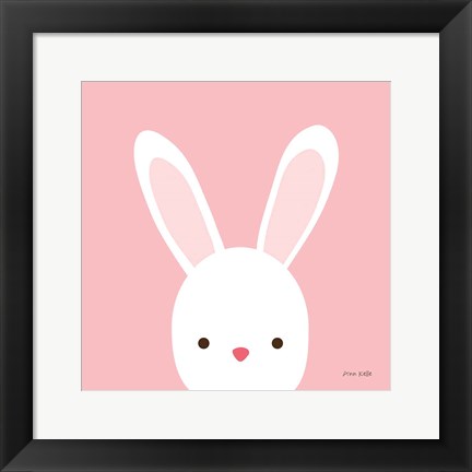 Framed Cuddly Bunny Print