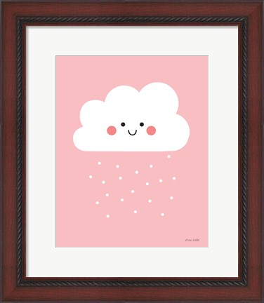 Framed Happy Cloud I Print