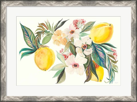 Framed Citrus Summer I Print