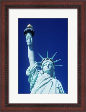 Framed Statue Of Liberty, New York Print