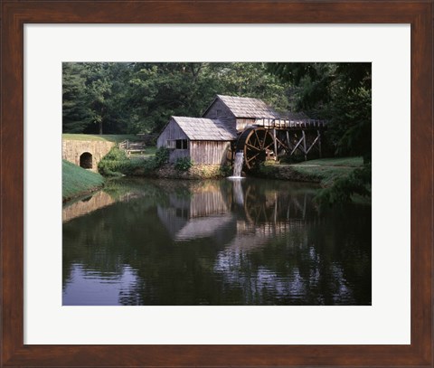 Framed Mabry Mill Blue Ridge Parkway Virginia Print