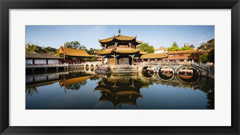Framed Yuantong Buddhist Temple, Kunming, China Print