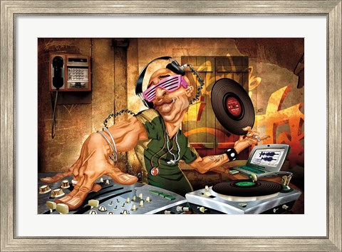 Framed DJ Frank Print