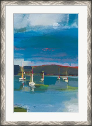 Framed Coastal Display III Print