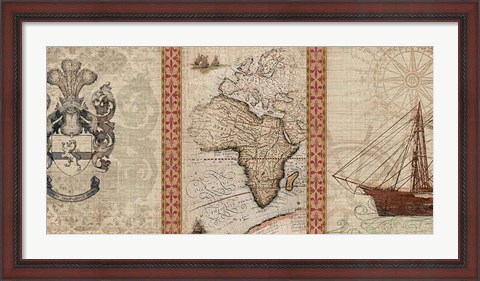 Framed Voyage to Discovery I Print