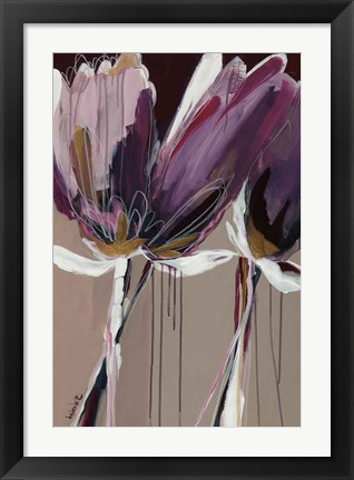 Framed Aubergine Splendor II Print