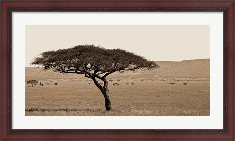 Framed Serengeti Horizons I Print