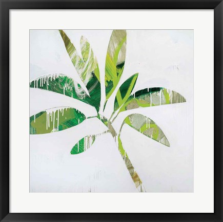 Framed Tropical Landscape IV Print