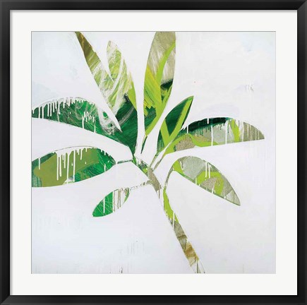 Framed Tropical Landscape IV Print