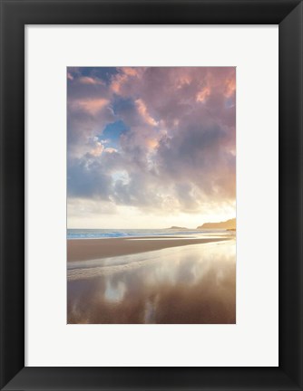 Framed Secret Beach Sunrise II Print