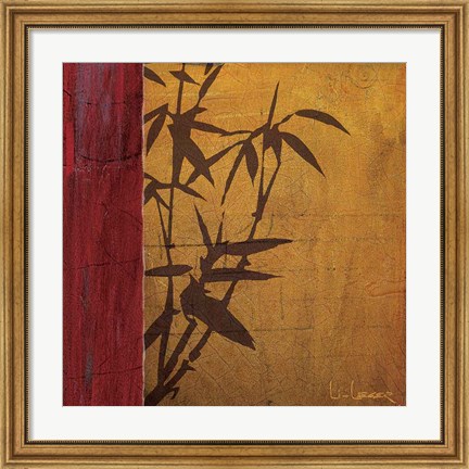 Framed Modern Bamboo I Print