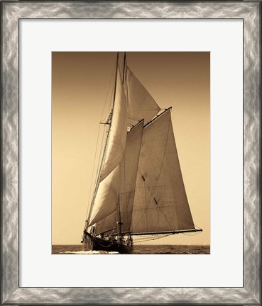 Framed Under Sail I Print