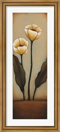 Framed Jardin de Flores I Print