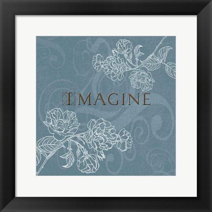 Framed Imagine Print