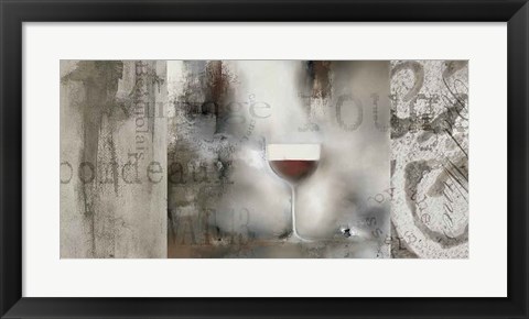 Framed Cellar Wine II Print