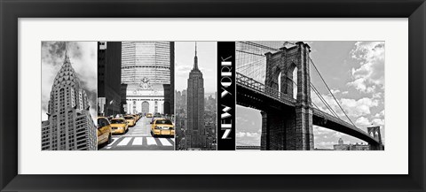 Framed Glimpse of NY Print