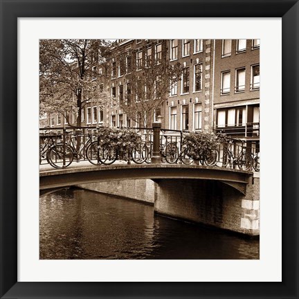 Framed Autumn in Amsterdam III Print