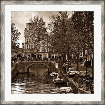 Framed Autumn in Amsterdam IV Print
