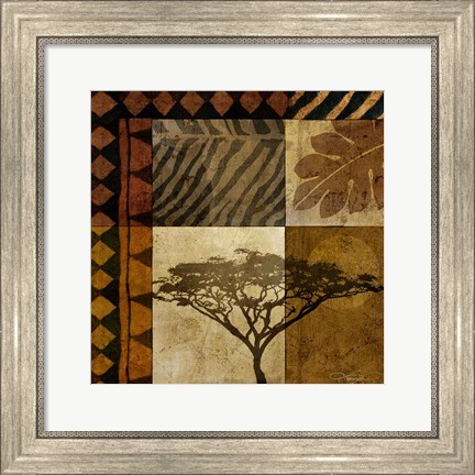Framed Acacia Sunrise I Print