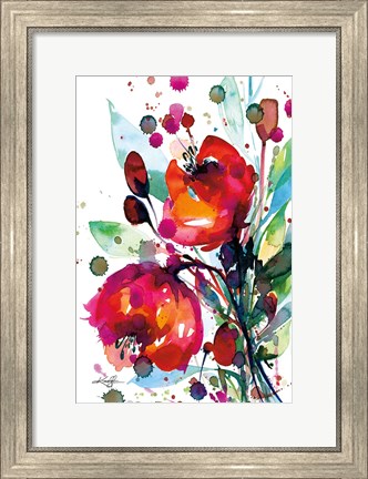 Framed Floral Dream I Print