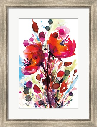 Framed Floral Dream II Print