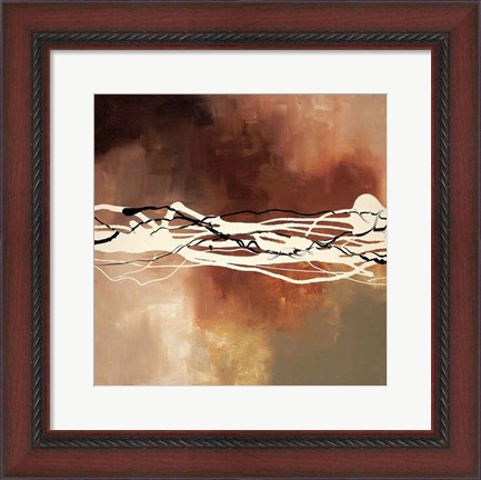 Framed Copper Melody I Print