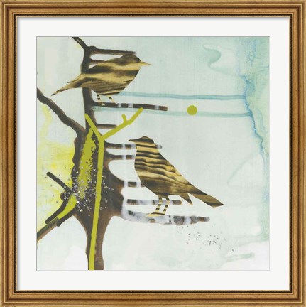 Framed Chit, Chat, Chirp Print