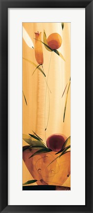 Framed Slender Florals I Print
