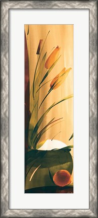 Framed Slender Florals II Print