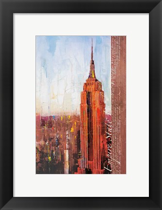 Framed Fifth Avenue and West 34th Street Print