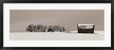Framed Winter Retreat Print