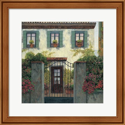 Framed Three Windows Print