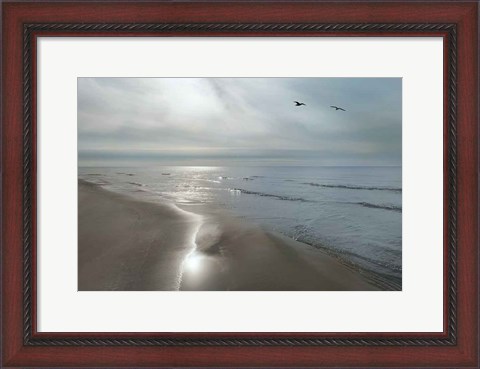 Framed Beach Flight Print