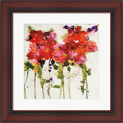 Framed Dandy Flowers II Print