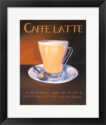 Framed Urban Caffe Latte Print