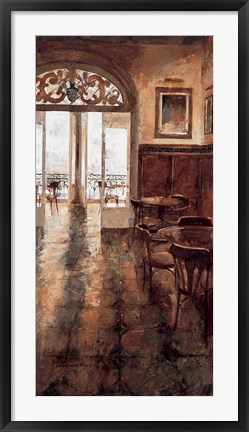 Framed Grand Cafe Cappuccino II Print