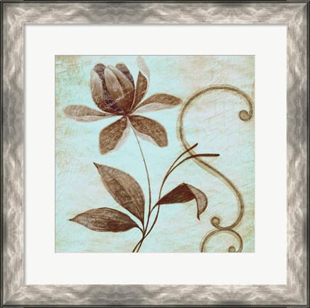 Framed Floral Souvenir II Print